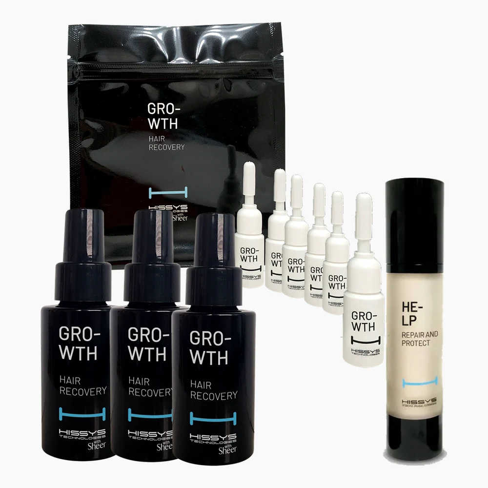 Reposición Kit Growth con monodosis, tres envases Growth y un envase Help